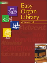 Easy Organ Library Vol. 54 Organ sheet music cover